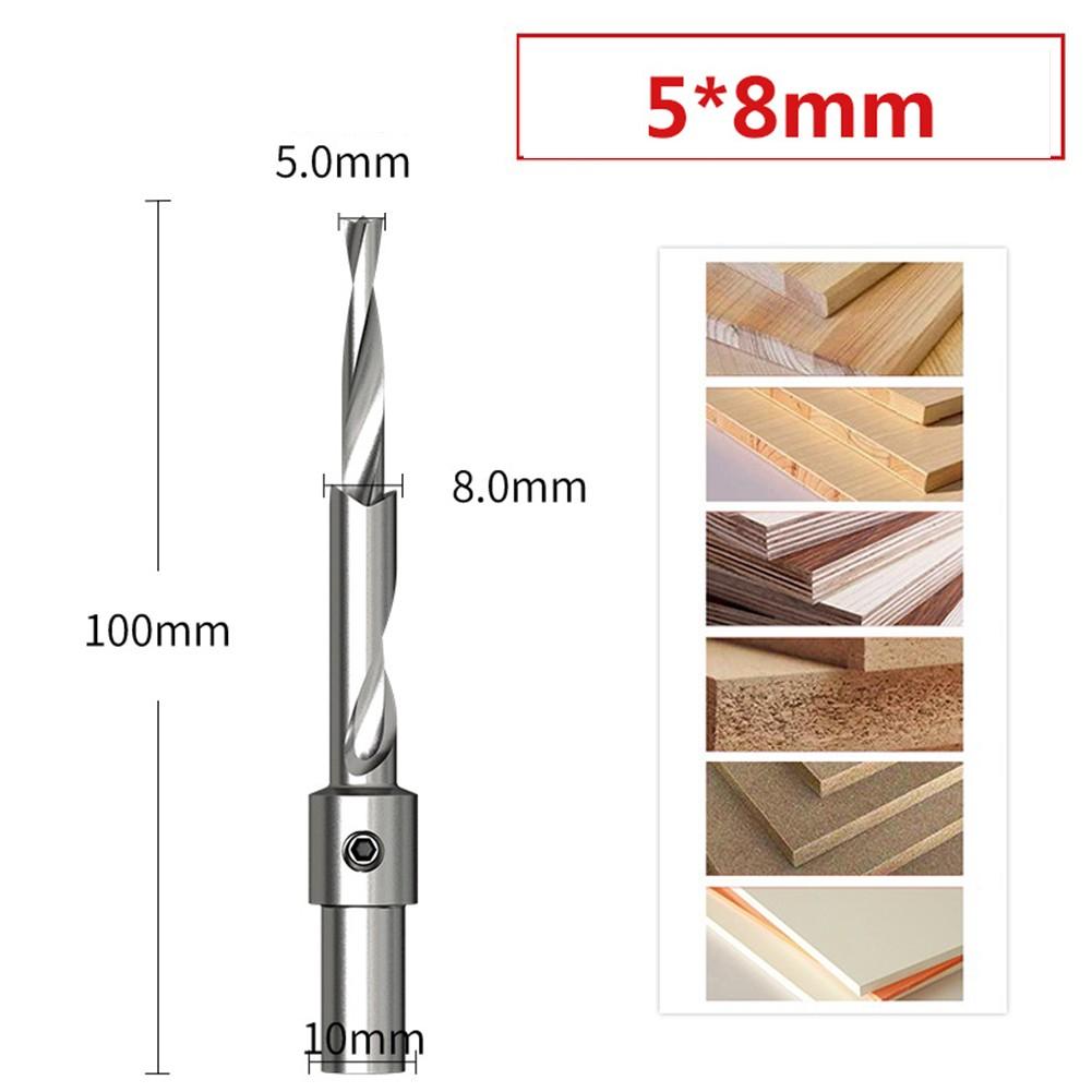 Professional Woodworking Tool Double Hole Opener Countersink Drill Bit