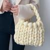 Icelandic Wool DIY Chunky Knit Korean-Style Tote Bag