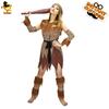 Halloween Adult Big Girl Cave Primitive Savage Costume Stage Show Party Clothes Cosplay Costume