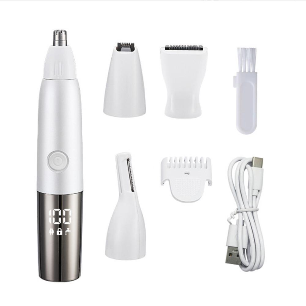 Gentle Eyebrow Trimmer Painless Nose Hair Remover Electric Nose Hair Trimmer  Wet and Dry Hair