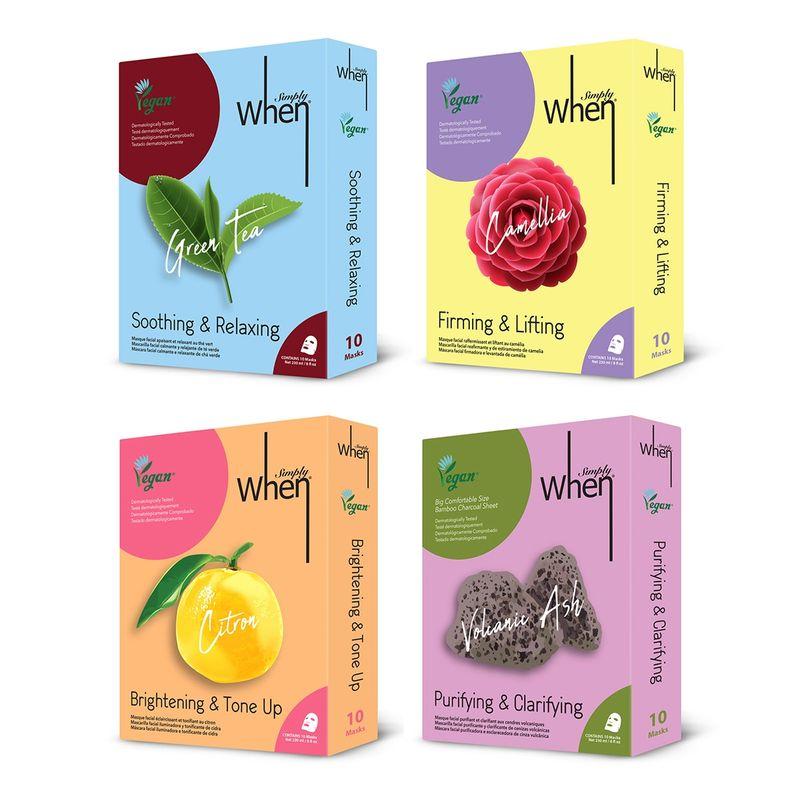 

Simply WHEN Vegan Mask Pack 10ct Volcanic Purifying