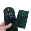Button For Watch Storage Packaging Snap Bags Watches Pockets Watch Storage Bag Flannelette Pouch