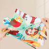 Crinkle Book Development Books Soft Carseat Toy Interactive Infant Touch Cloth Hand Puppet