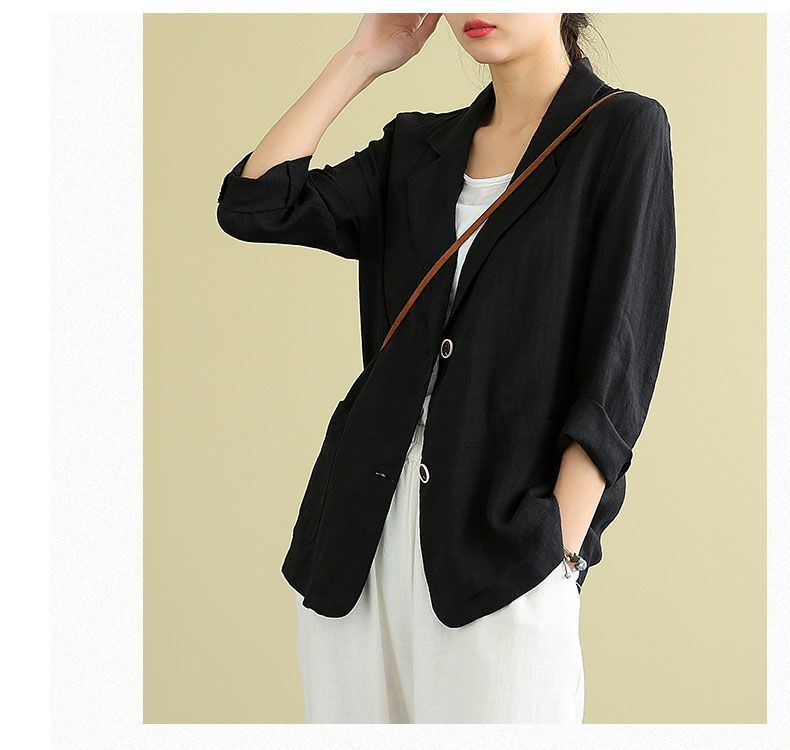 Damen Freizeitjacke, Frühling Locker Kurzer Anzugjacke