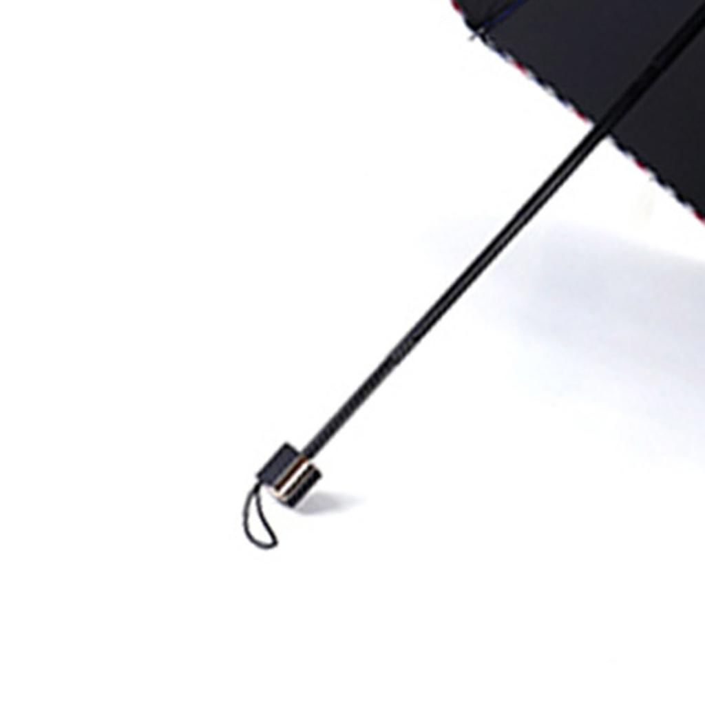 Parasol podróżny na deszcz Stalowy Winylowy Wiatroodporny Kompaktowy Składany Parasol Przeciwsłoneczny z 10 żebrami dla Kobiet