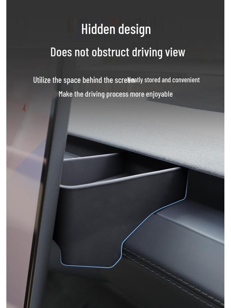 Tesla Model Y Facelift Mittelkonsole Armaturenbrett Aufbewahrungsbox