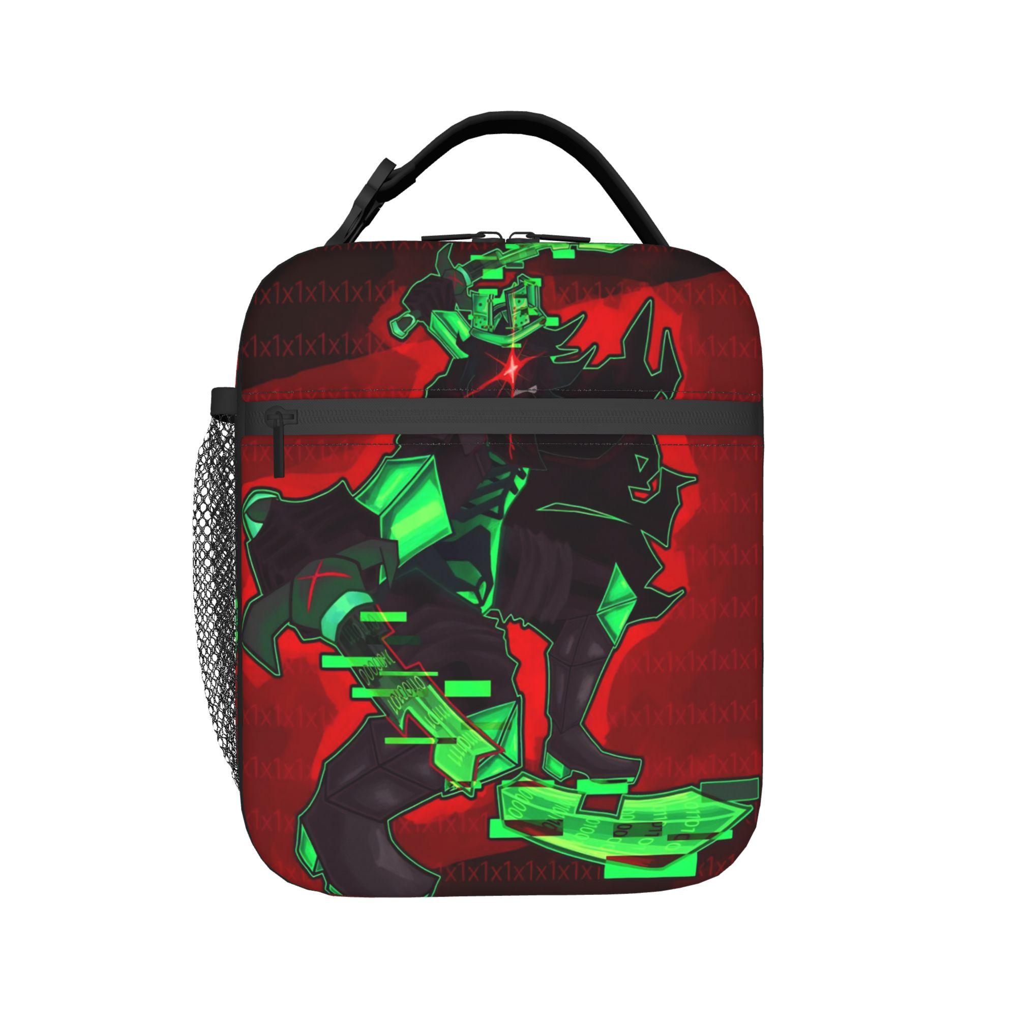 Forsakens Lunchtas Schattige Lunchbox Reizen Draagbaar Rits Thermische Tote Handtassen Voor Vrouwen Oxford Grafisch Ontwerp Koeltas as picture