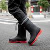 Bundle Rain Shoes Men's Medium Tube Non-slip Waterproof Shoes Platform Rain Boots Outdoor Water Boots Thermal Rubber Shoes Men's Fashion