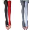 Two Tone Candy Colored Contrast Tights Stockings Open Crotch Designs Asymmetrical Multicolor Pantyhose Hosiery for Women