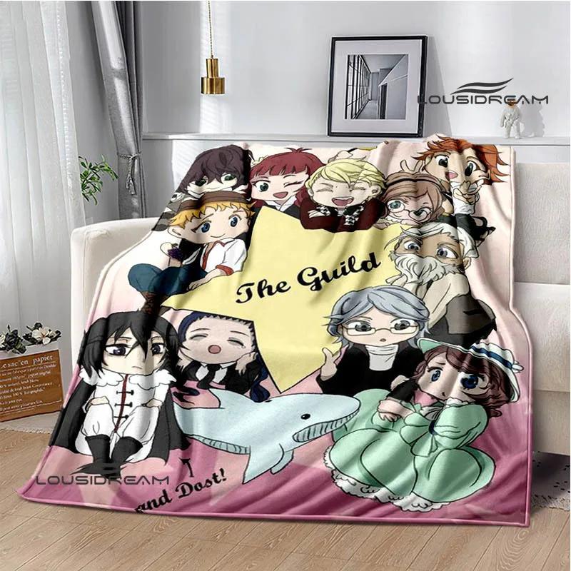 Cartoon bungou stray dogs printed blankets Picnic blanket Warm Flannel blankets Home bed linings blankets for beds Birthday Gift