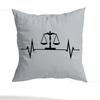 Lawyer Unique Justice Pillow Case Square Double-Sided Printing Short Plush Sofa Cushion Cover Bedroom Bedside Pillow
