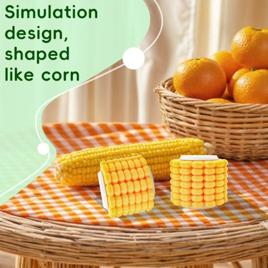 Twisting Corn Fidget Toy Teens Adults Stress Anxiety Relief Portable Travel Rotating Corn Kernel Toy Home Office Desktop Decoration Ornament