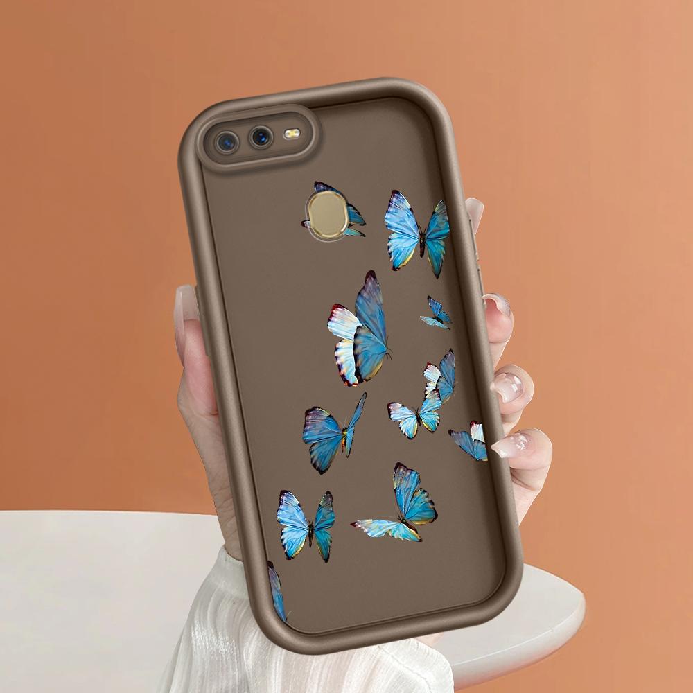 Soft Silicone Square Ladders Cartoon Pattern Full Cover Camera Protection Shockproof Case for OPPO Reno Realme OnePlus