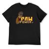 Paw Power T-Shirt Aesthetic Clothes Cute Tops Sweat Men T Shirt