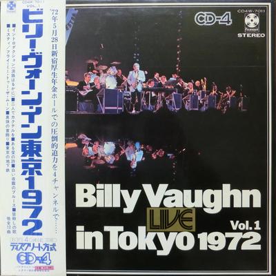 LP Record BILLY VAUGHN  Billy Vaughn In Tokyo 1972 Vol.1  CD4W7011 PARAMOUNT 1972 Japan Obi Jazz Used