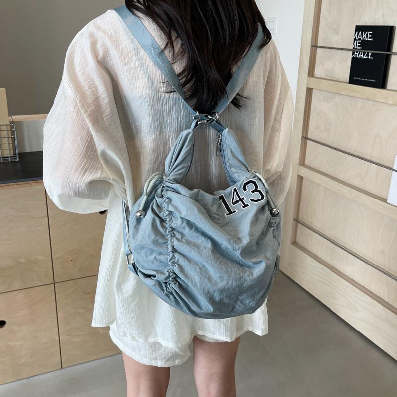 Class Large-capacity Canvas Bag Women's New Versatile Commuter Backpack Tote Bag