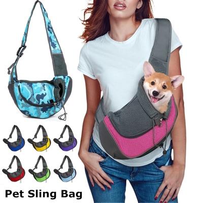 S/L puppy huisdier externe hondensporttas schouder Oxford mesh een comfortabele kogelzak Tote puppy