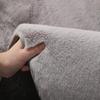 Thick Plush Faux Rabbit Fur Bedroom and Living Room Carpet