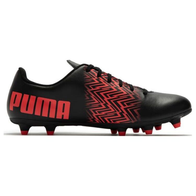 Puma Tacto FG Soccer Shoes Men Sneaker Black Pink 106307-06