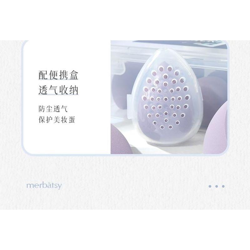 Jericoure - Set of 10: Makeup Blender Beauty Sponge with Case