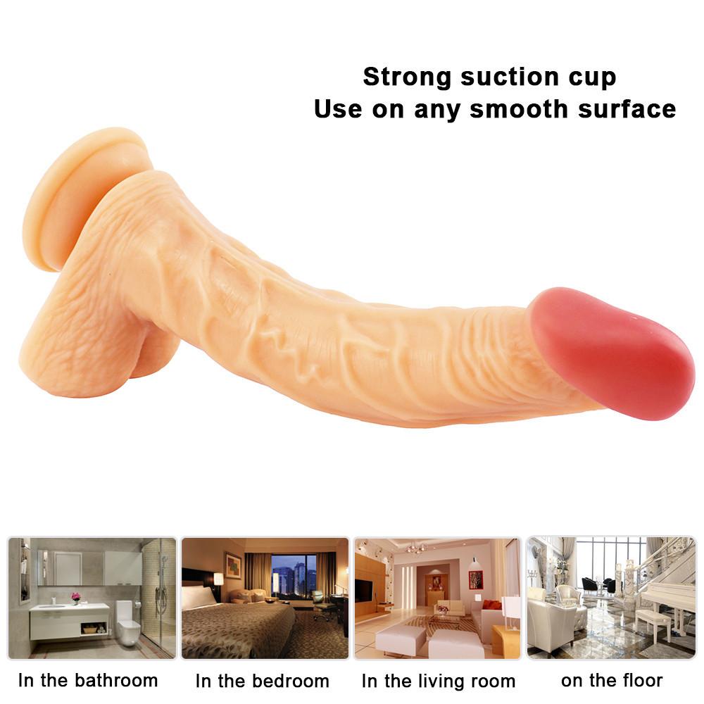 Dildos  Phallus Huge Large Realistic Silicone Dildos with Suction Cup G Spot Stimulate Adult Sex Toys for Woman