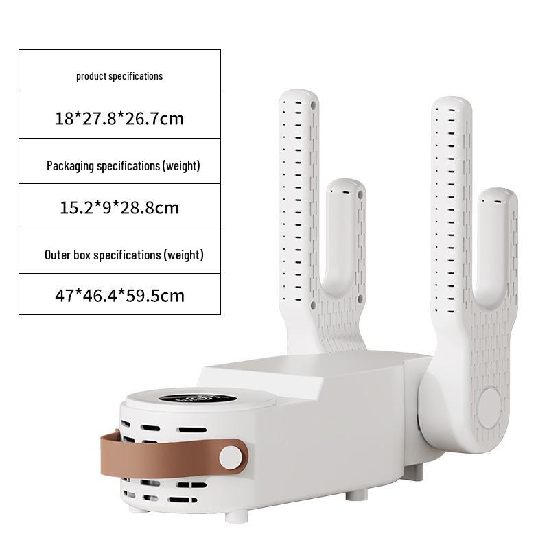 Portable Smart Shoe Dryer & Warmer: Foldable, Easy-to-Store Household Heating Solution.