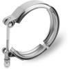 4 Inch V Band Clamp,Stainless Steel Automotive Replacement Exhaust Clamps with T-Bolt for Turbo Downpipes,Exhaust Systems,Quick Release V-Band Bolt