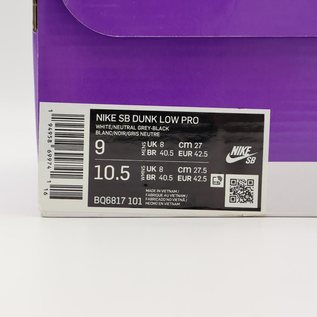 BQ6817-101 Nike SB Dunk Low Laser Blue White Black Grey