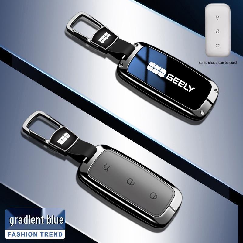 Pouzdro na klíč od auta Geely Galaxy pro L7 L6 E8 - Kovová skořepina s přezkou