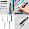 Multifunction Multicolored Ballpoint Pen Mechanical Pencil, 5-Color-in-1 Retractable Ballpoint Pen for School Office