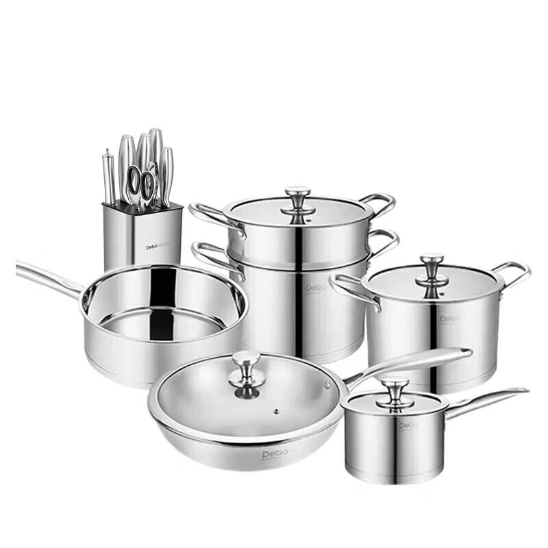 Debo Waldenburg 13-Piece Stainless Steel Cookware Set
