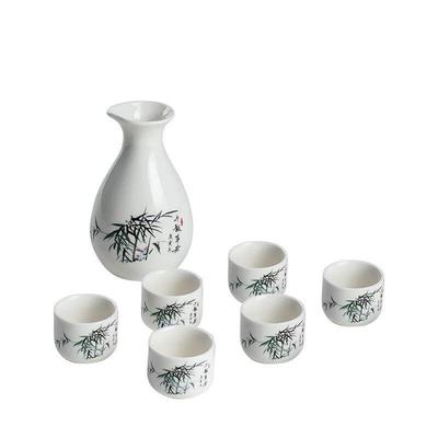 Shadow Bamboo Ceramic Baijiu Set