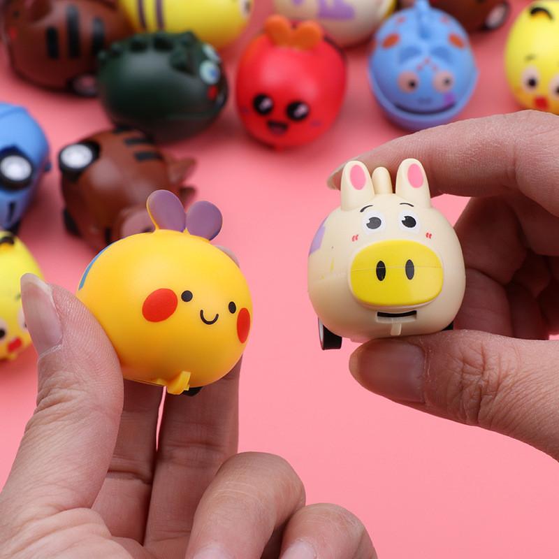 Childrens Cartoon Bunny Mini Pull Back Car With Animal Design For Kids Playroom Decor