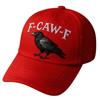 Gothic Baseball Cap with Embroidery Crow Pattern Baseball Hat for Men and Women Comfortable Sport Activity Wear