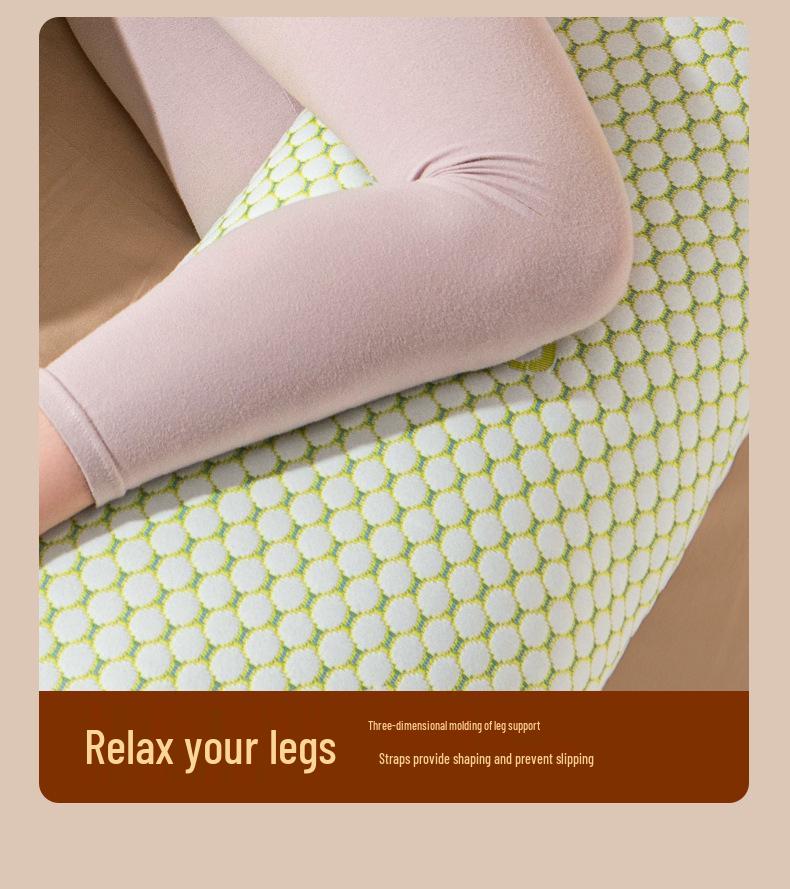 Maternity Summer Side Sleeper Pillow - Lumbar and Belly Support for Pregnant Women