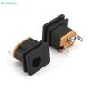10Pcs DC Power Socket Connector 5.5X2.5MM  DC-015 Jack Square Panel Mounting Connectors
