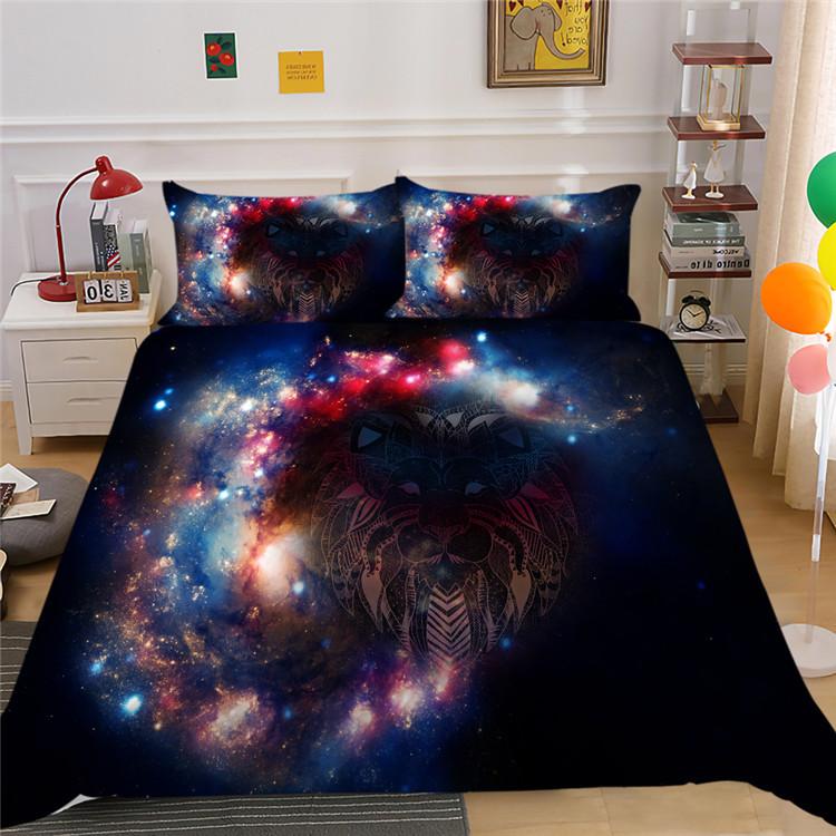 Shopify Can Star Animal Digital Printing Polyester Bedding Two Three Piece Set