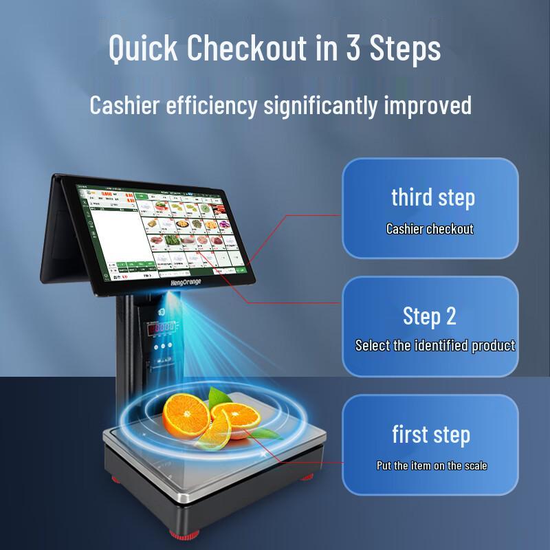 AI Smart Weighing Cashier Scale