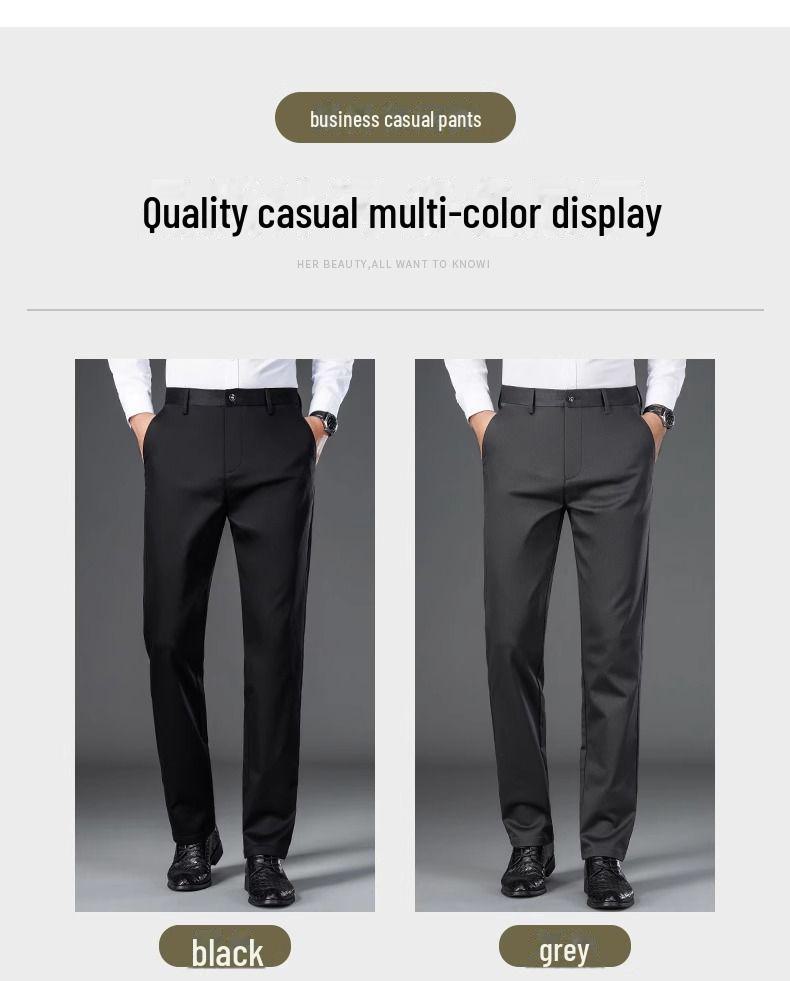 Senchi Pánské prémiové elastické nemačkavé business kalhoty - Kolekce podzim/zima 2023