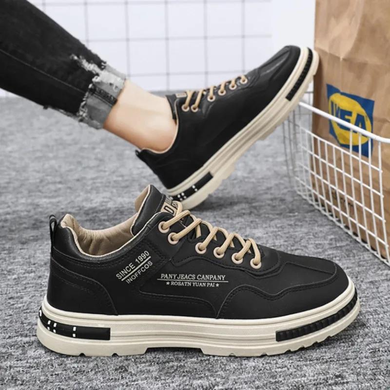 Fashion Men High Top Casual Shoes Summer New Breathable Wear-resistant Sneakers Jogging Non Slip Damping Hiking Shoes