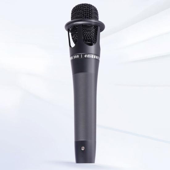 E300 Condenser Microphone Professional High Fidelity Portable Handheld Recording Microphone with Audio Cable for Live Streaming