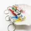 Pendant Simulation Soju Cans Keyring Simulation Trinket Soju Cans Keychain Car Key Accessories