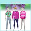 Kpop Demon Hunters Boy Band Cosplay Costume With Polyester Blend For Anime Convention And Stage Performance