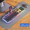 Wired Mechanical Keyboard, Headset & Mouse Set for Gaming and Office Use