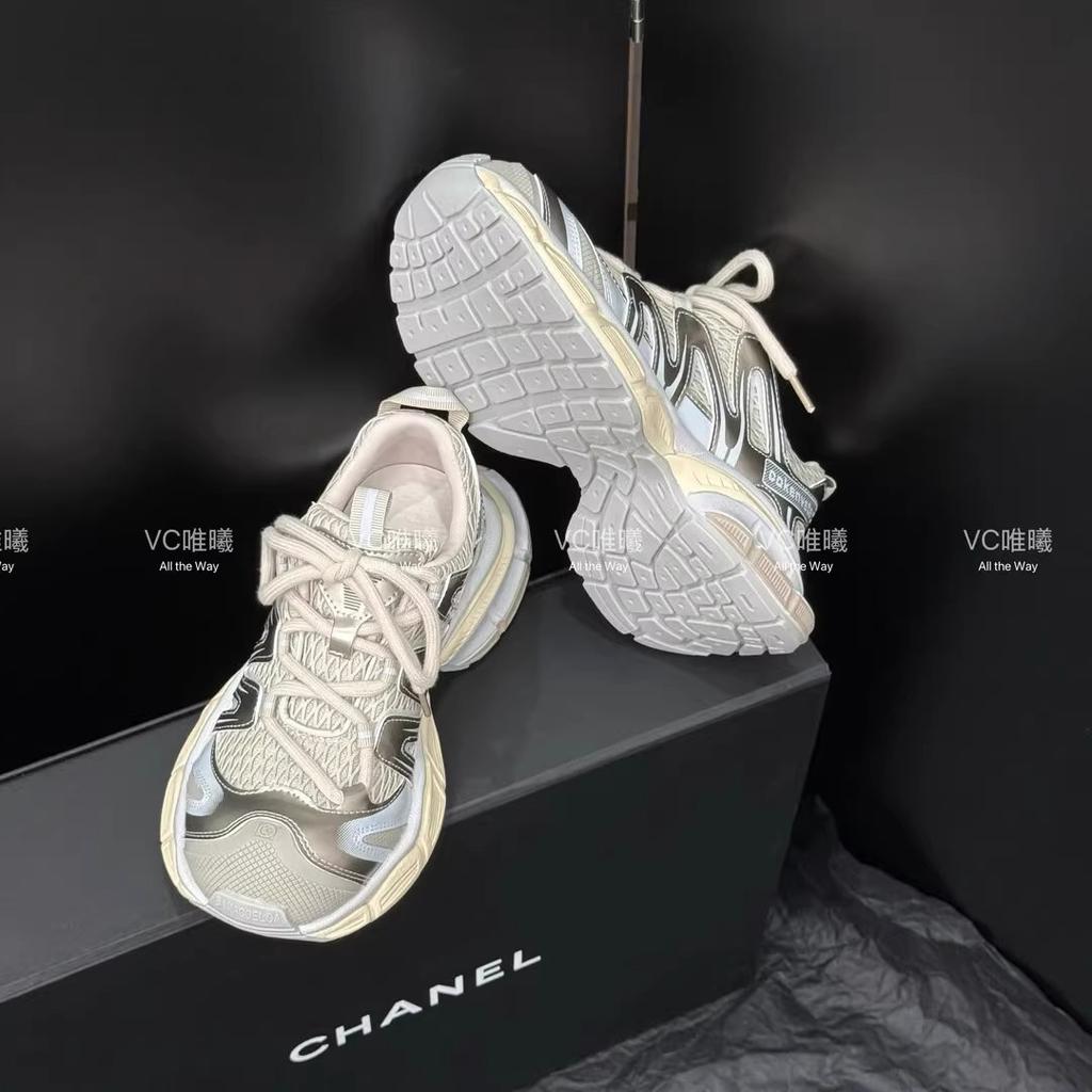 5CM height increase~ leather platform dad shoes women's summer thin mesh breathable little white shoes hiking hiking sports shoes