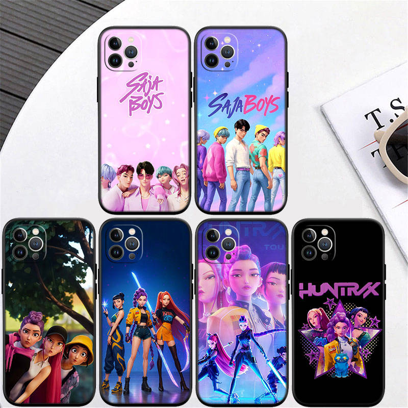 IR16 KPop Lovci démonů Pouzdro na telefon pro iPhone 7 8 11 12 13 14 15 16 16E XS Pro Max XR X SE