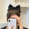 Cute 3D Bow Princess Hairpin Large Bow Solid Color Ponytail Braid Claw Clip Hair Accessories Girls