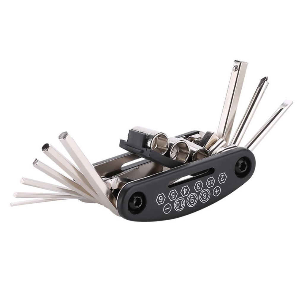 Dismantling the central axle teeth disc, flywheel, bicycle, mountain bike tool, chain cutter, hexagonal wrench, spoke wrench bracket