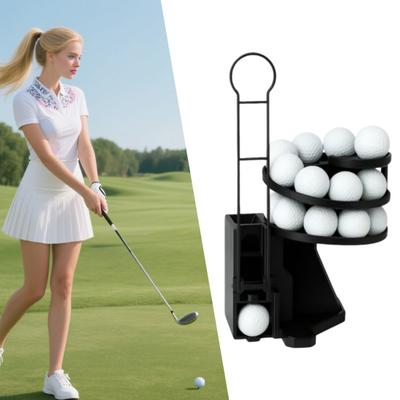 Golf Ball Launcher Automatic Golf Ball Dispenser 25 Ball Capacity Launcher Training Aid Device for Golf Enthusiasts