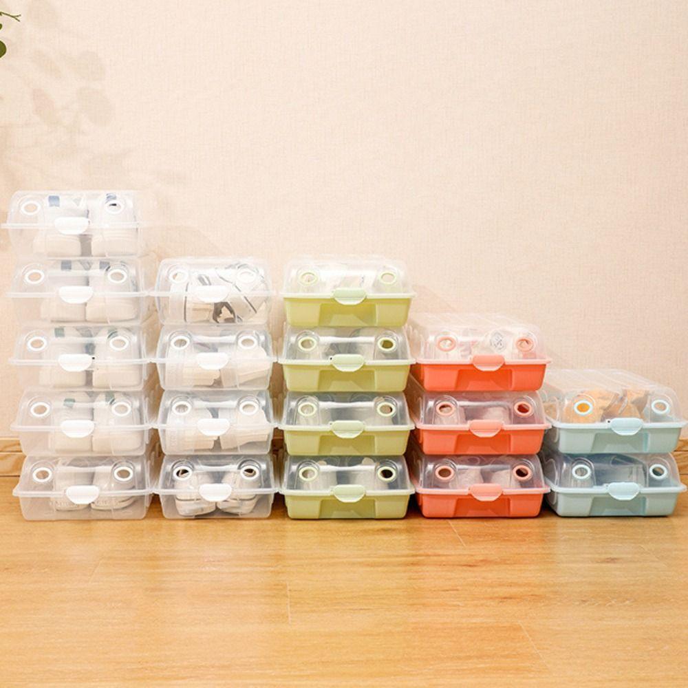 Thickened Shoe Box Transparent Dustproof Shoebox Durable Shoe Organization Box